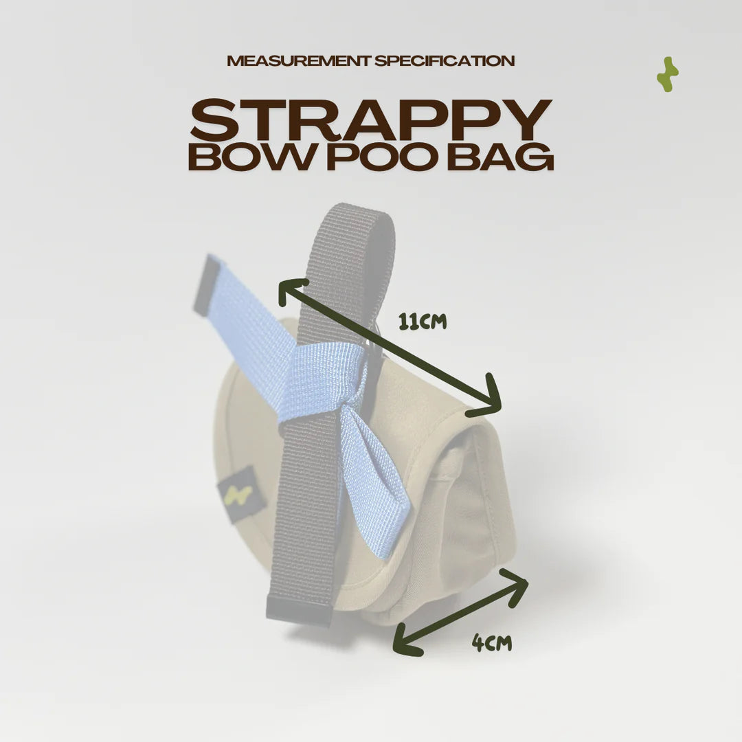 Strappy Bow Poo Bag