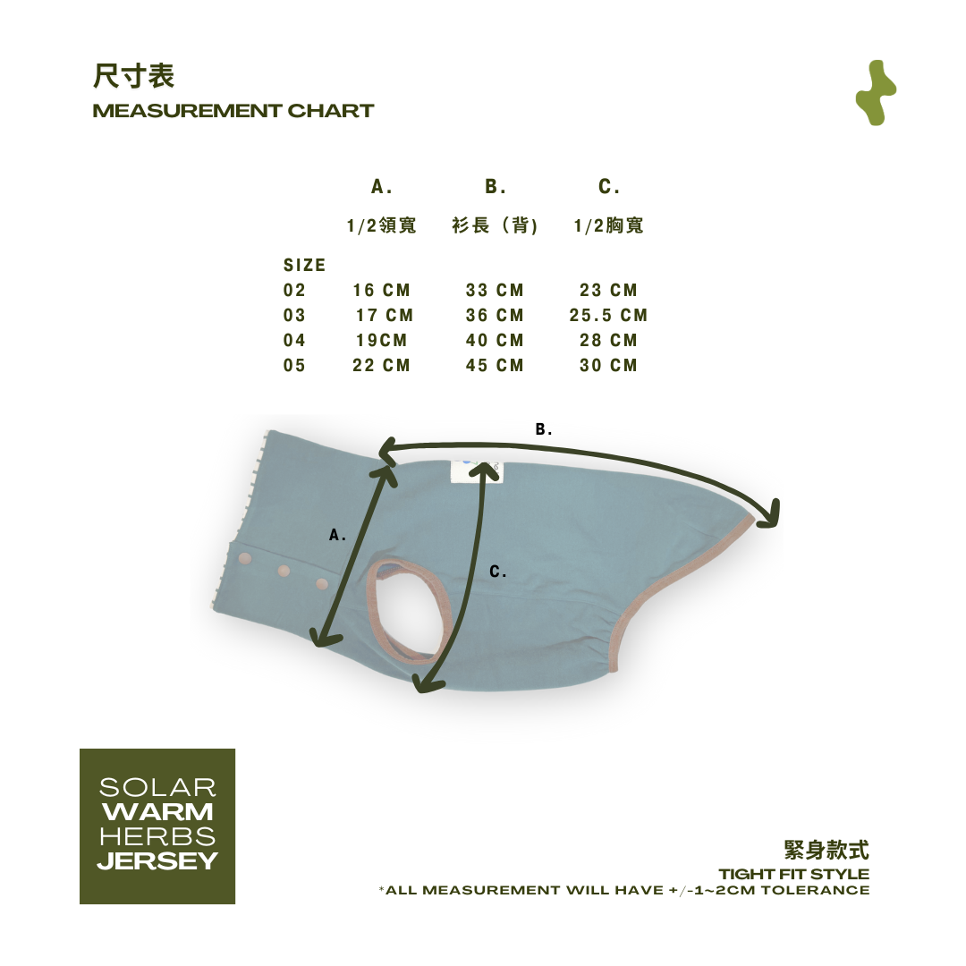 Solar Warm Herbs Jersey