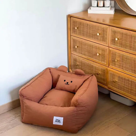 Cotton Deep Bed with Pillow
