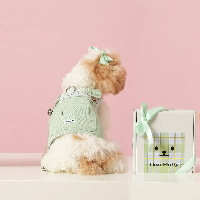 Macaron Demin Overall Harness