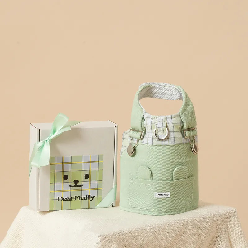 Macaron Demin Overall Harness
