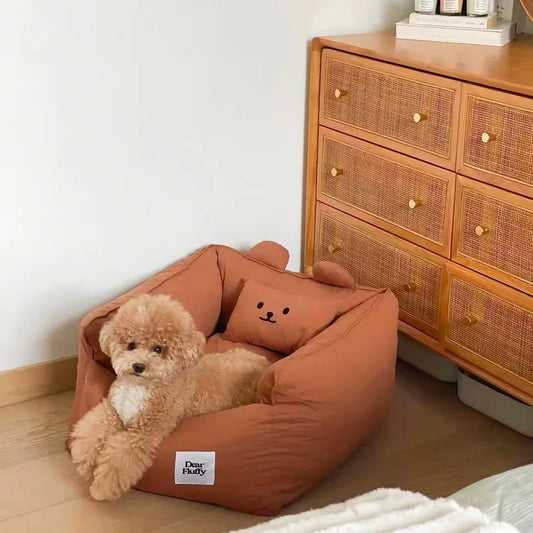 Cotton Deep Bed with Pillow