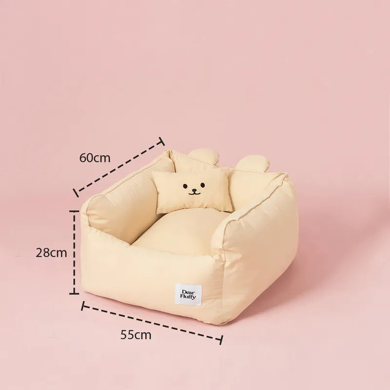 Cotton Deep Bed with Pillow