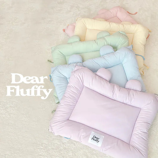Teddy Bear Ice Silk Nap Mat