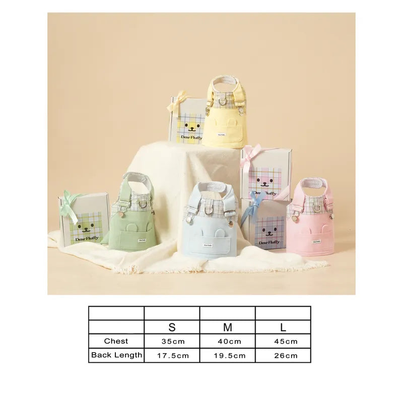 Macaron Demin Overall Harness