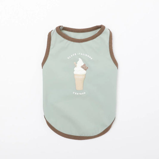 Cool Ice Logo Print Sleeveless Top (Ice Pack Compatible)